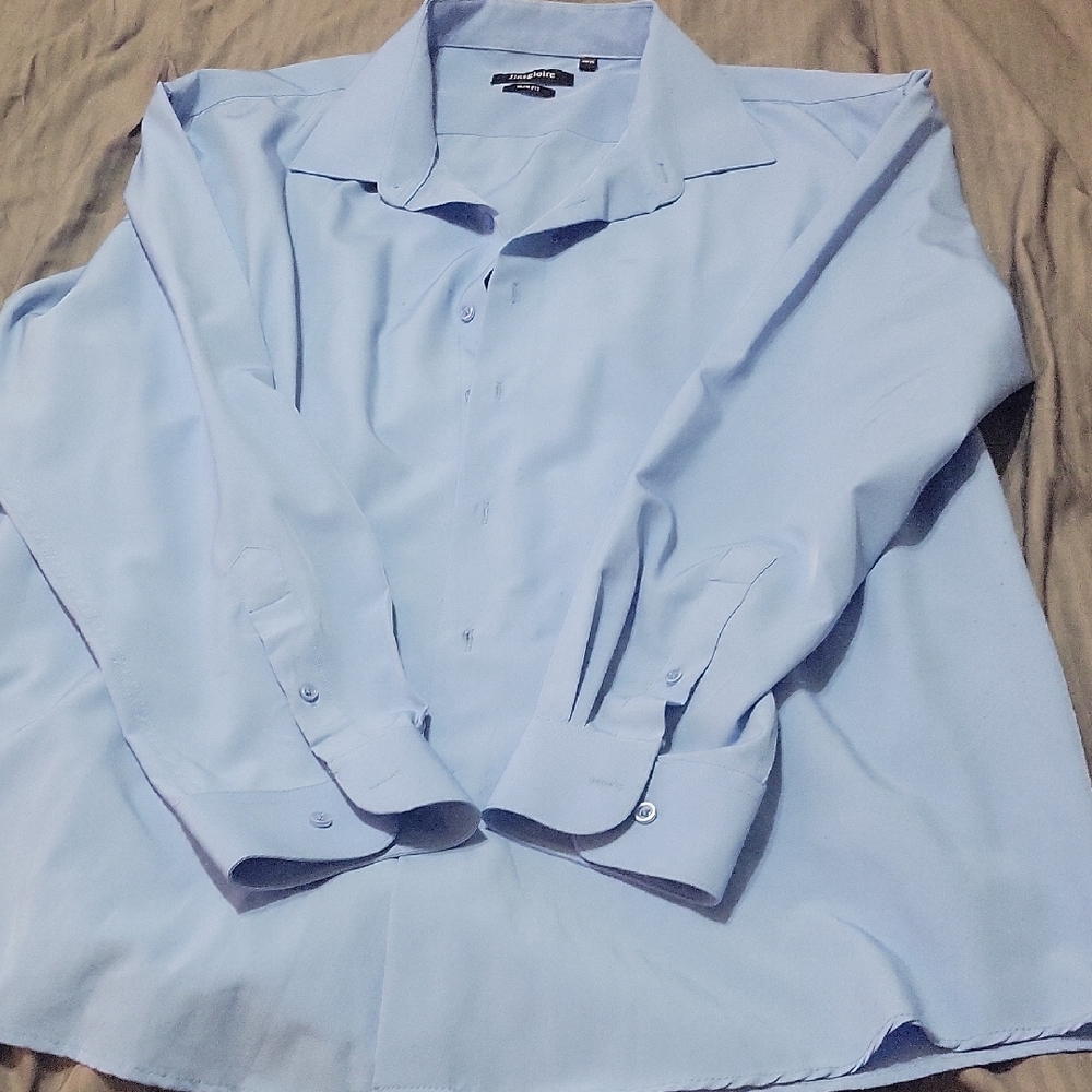 Blue Dress Shirt Long Sleeve and Burgundy Long Sleeve Shirt